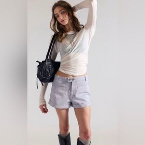Sakura Shorts NWOT blue imagination